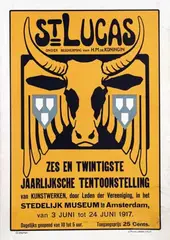 Co Breman, St.-Lucas Tentoonstelling, 1917, poster