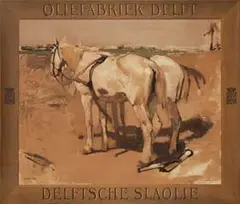 George Hendrik Breitner, Oliefabriek Delft Delftsche Slaolie, 1905, poster