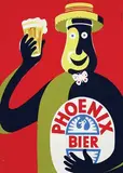 H. Meyer, Phoenix Bier, 1951, poster, silkscreen