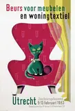 H. Meyer, Beurs voor meubelen en woningtextiel Utrecht, 1953, poster