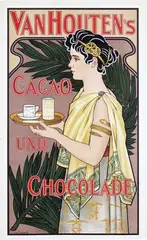 Johann G. van Caspel, Van Houten's Cacao und Chocolade, 1899, poster