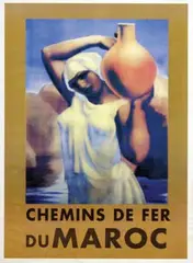 E. Hauville, Chemin du Fer du Maroc, poster