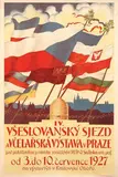 V. Neubert, 4th Slavonic Congress Prague, 1927, poster