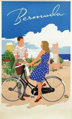 Adolph Treidler, Bermuda (bycicle), poster
