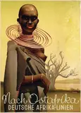 Ottomar Anton, Deutsche Afrika-Linien Nach Ostafrika, poster