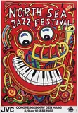 Jules van de Vuurst de Vries, North Sea Jazz Festival, 1989, poster