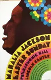 Milton Glaser, Mahalia Jackson Easter Sunday concert at Lincoln Center, New York, 1967, poster