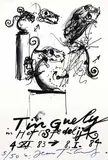 Jean Tinguely, Tinguely in Het Stedelijk, 1984, poster