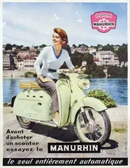 Fichter, Scooter Manurhin, poster