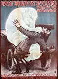 Opent deuren en Vensters voor ge uw motor aanzet by Willem Papenhuijzen (1886-1973, 1925, poster, sold Jun 2015