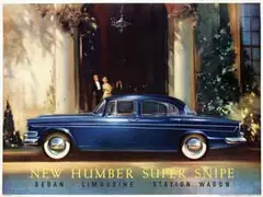 Frank Wootton, New Humber Super Snipe, poster