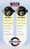 Tom Eckersley, When The Staff The Public, 1947, poster