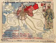 Maurice Neumont, La Guerre est l'Industrie Nationale de la Prusse, 1917, poster