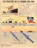 Léon Haffner, Les Réalités de la Guerre sur Mer, 1918, poster