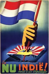 Salverda, En Nu Indië!, 1945, poster