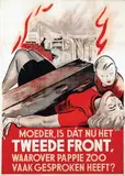 Initial E, Moeder, is dát nu het Tweede Front?.., 1943, poster