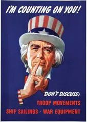 Leon Helguera, I'm counting on you!, 1943, poster