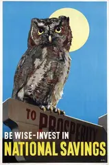 Initials D.A.C., National Savings to Prosperity, 1951, poster