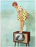 Jan Wijga, Philips TV (lady, mouse), poster