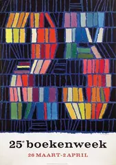 Mart Kempers, 25e boekenweek, 1960, poster