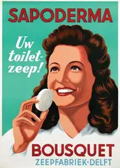 Sapoderma zeepfabriek Delft by Gerben Scheepstra, poster, sold Jun 2015