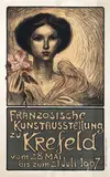 Theophile A Steinlen, Französische Kunstausstellung zu Krefeld, 1907, poster