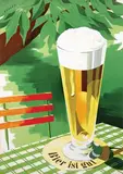 Paul Gusset, Bier ist gut, 1952, poster