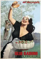 Olio Radino by Gino Boccasile, 1950, poster, sold Jun 2015