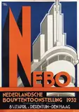Carel H. Jung, NEBO Nederlandsche Bouwtentoonstelling Den Haag, 1932, poster