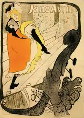 Henri de Toulouse-Lautrec, Jane Avril, 1893, poster