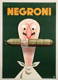Mario Puppo, Negroni Salame di Milano, 1965, poster