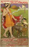 Alfred Van Neste, Exposition Internationale de Chasse et de Peche Anvers, 1907, poster