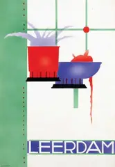 J.C. Nederhand Jr., Leerdam, 1929, poster