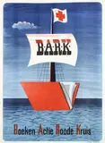 Jan Hazeveld, B.A.R.K. Boeken Actie Roode Kruis, 1945, poster