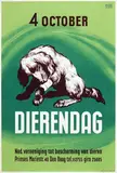 Marten Toonder, 4 october Dierendag, poster