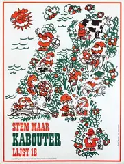 André van Lier, Stem maar kabouter, 1969, poster
