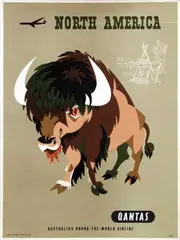 Harry Rogers, Quantas North America, poster