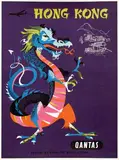 Harry Rogers, Quantas Hong Kong, poster