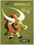 Harry Rogers, Quantas Manila, poster