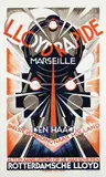 Machiel Wilmink, Lloyd Rapide Marseille, 1928, poster