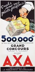 Beatrice Mallet, AXA Margarine, poster