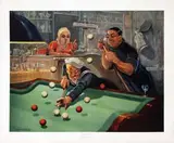 Bernard Leemker, Tipsy (biljart), poster