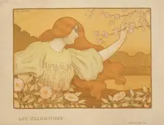 Paul Berthon, Les Eglantines, 1900, poster