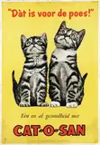 Jan Wijga, Cat-O-San Dát is voor de poes!, poster