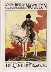 Eugene Grasset, The Century Magazine A new life of Napoleon, 1898, poster