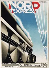 Nord Express by Cassandre, 1927, poster, sold Nov 2014