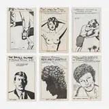 Raymond Pettibon, Collection of six zines, 1985-1989, staple-bound offset lithographs