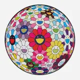 Flower Ball (Open Your Hands Wide) by Takashi Murakami, 2015, offset lithograph in colors, sold Aug 2024