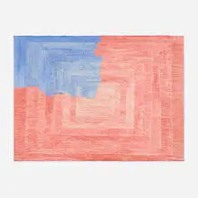 Justin Lieberman, Concentric Flags, 2003, watercolor on paper