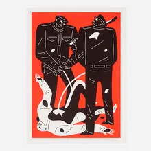 Pissers (Red) by Cleon Peterson, 2018, screenprint in colors on Coventry Rag, sold Aug 2024